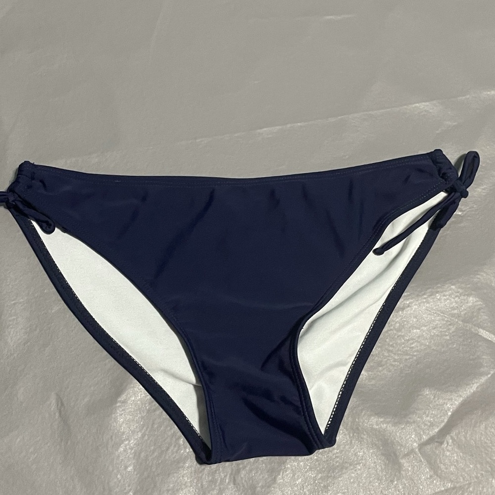 Navy blue bathing suit bottoms